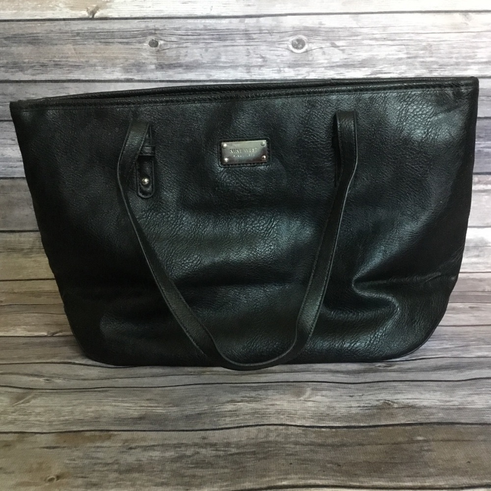Black Nine West tote bag handbag